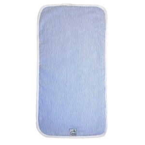Blue Striped Baby Burp Cloth